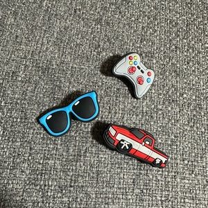 SET OF 3 Jibbitz for Crocs • Cool Guy Bundle 😎